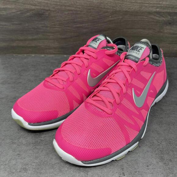Nike Flex Supreme TR 3 Sneakers Womens Size 9 Pink Running Shoes - Picture 3 of 12